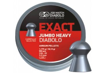 ПУЛИ JSB JUMBO HEAVY 5.52 (1.175Г, 500 ШТ.) 1 ПУЛИ JSB JUMBO HEAVY 5.52 (1.175Г, 500 ШТ.)